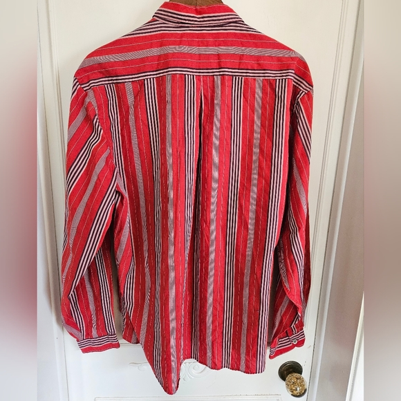 Vintage Yves Saint Laurent YSL Long Sleeve Button-Up Shirt - Picture 7 of 7